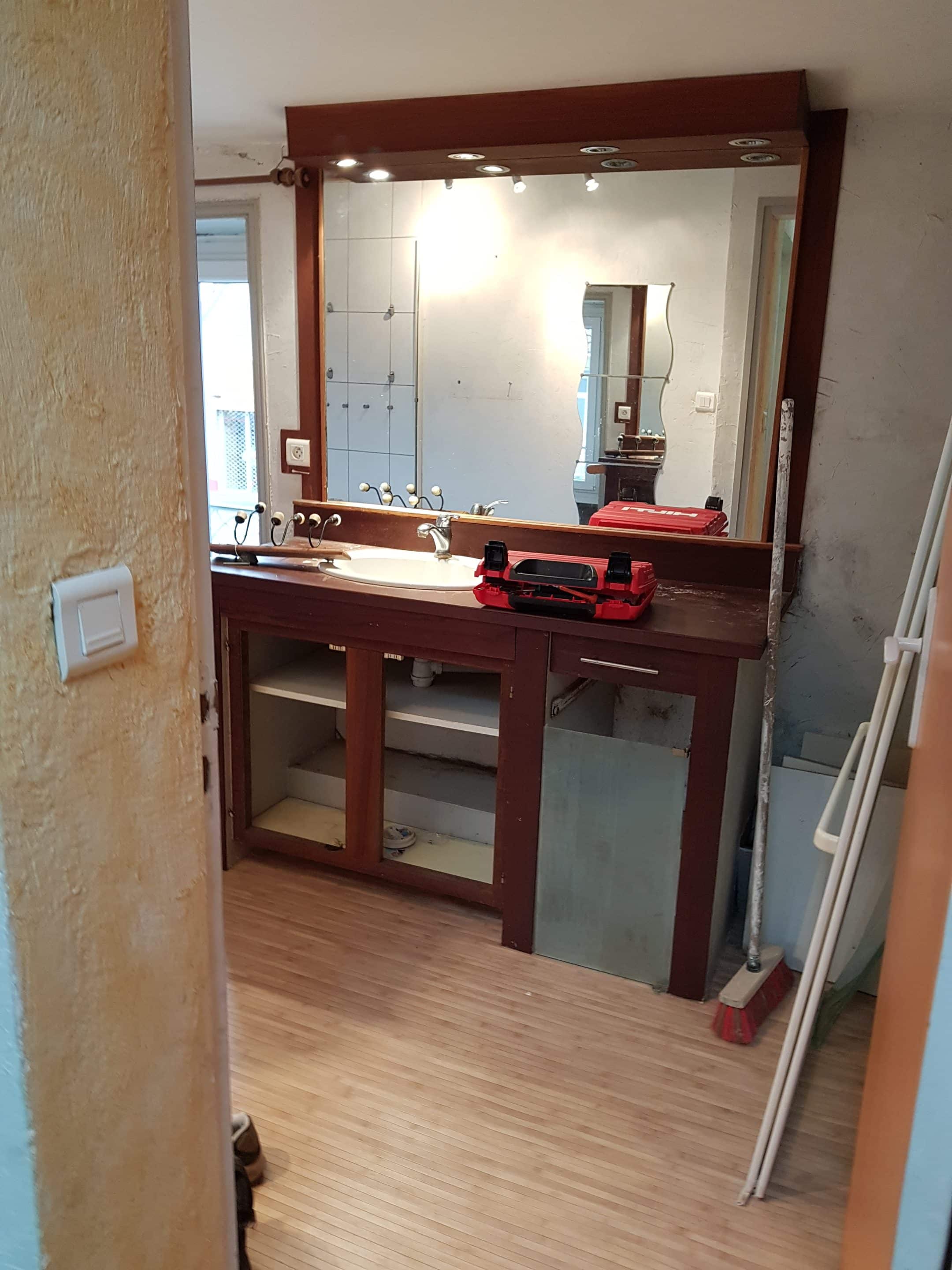 Remplacement de meuble vasque à Rezé
