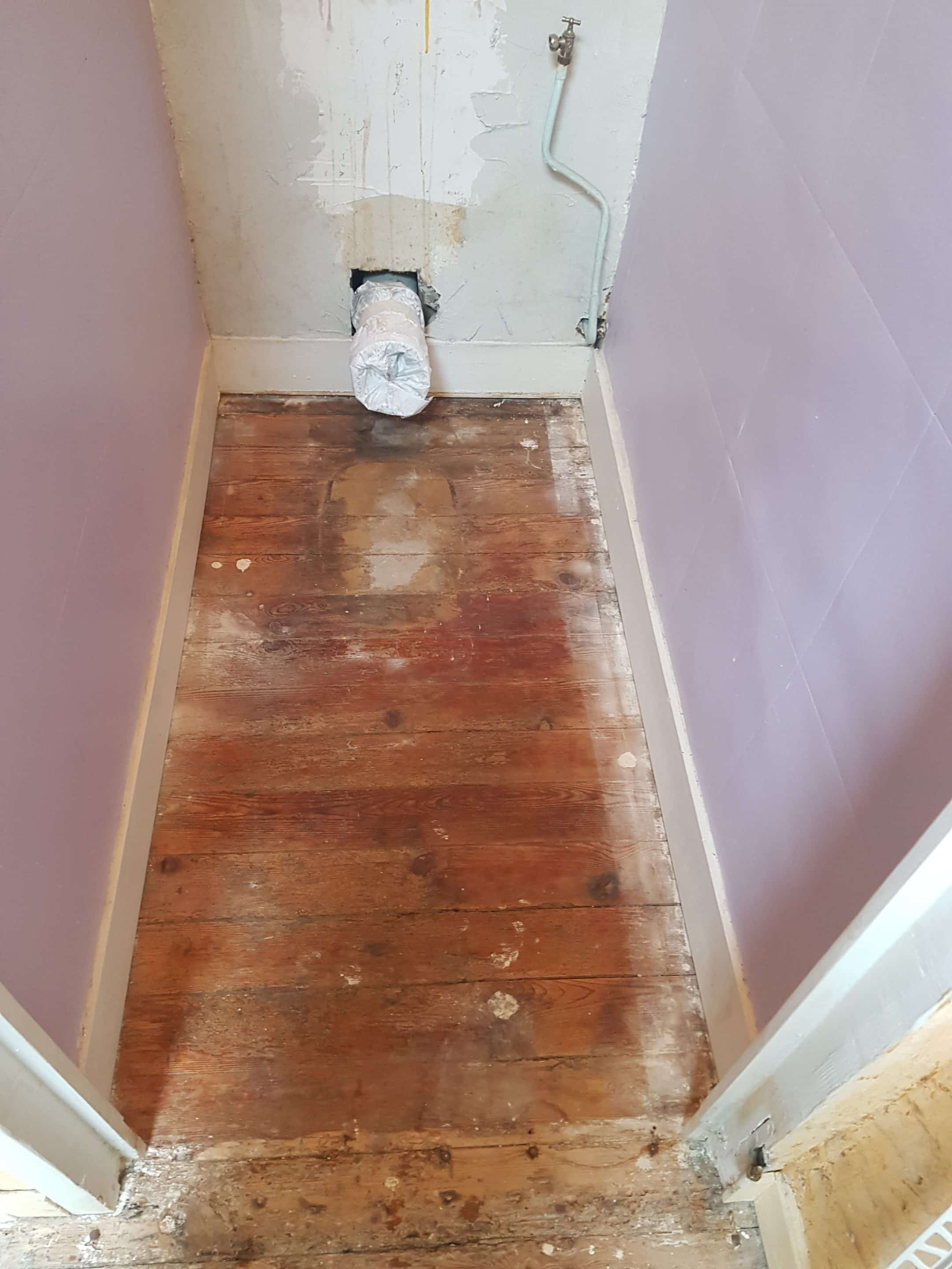 Remplacement sol WC Rezé