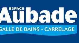 logo aubade salle de bain et carrelage