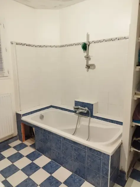 baignoire existante à Nantes